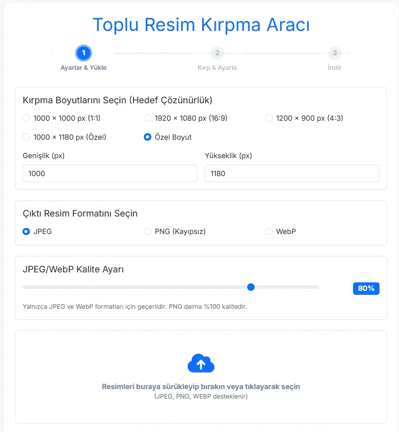 Online Toplu Resim Düzenleme