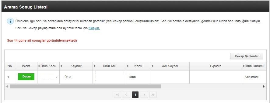 n11 Ürün Sorularım Ekran Görüntüsü